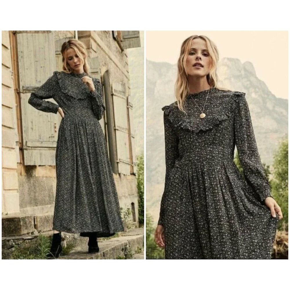💕DOEN💕 Hawthorne Dress ~ Ink Maple Garden Medium